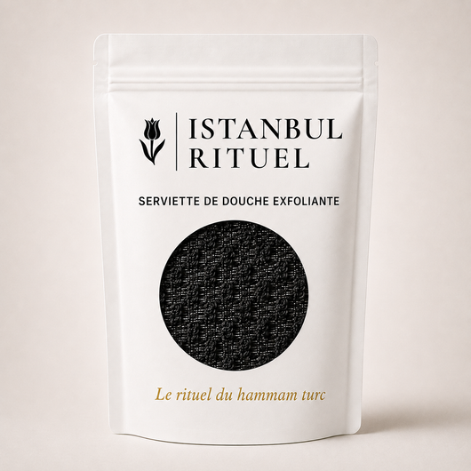 Serviette de douche exfoliante antibactérienne